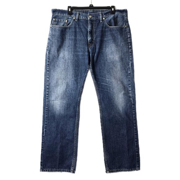 Levis 559 Jeans Mens Size 38x32 (38x31) Blue Relaxed Straight Med Wash Cowboy - Picture 1 of 13
